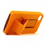 Wholesale iPhone 4S Kick Stand Case (Yellow)